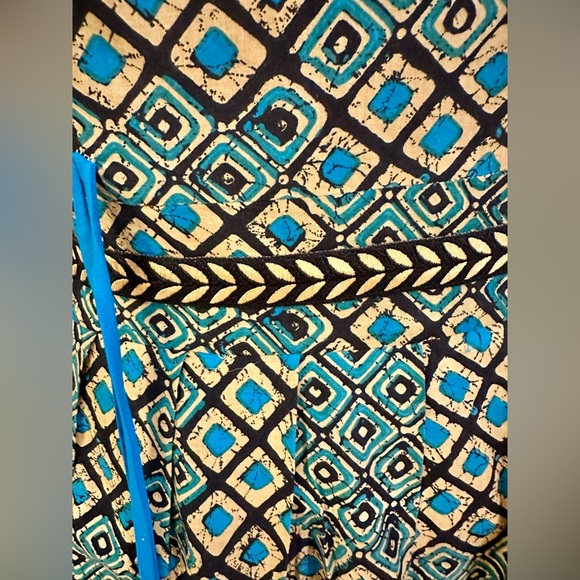 Wowzers Halter Maxi Dress Sz S Brightly Colored Unique Rainbow Decoration India - Picture 3 of 12